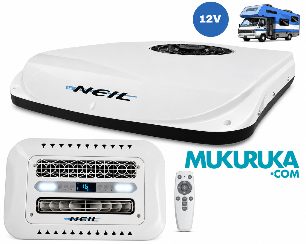 AIRE ACONDICIONADO 12V NEIL HDK 2200 INVERTER 8000 BTU CAMPER Y AUTOCARAVANA